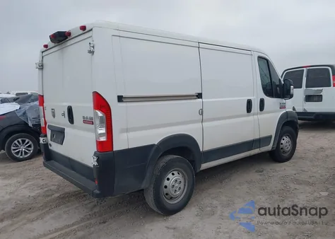 2021 Ram Promaster 1500 Low Roof 118 Wb из США, поврежденный, VIN 3C6LRVNG4ME506103